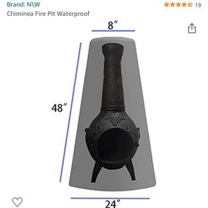 Chiminea Firepit Cover